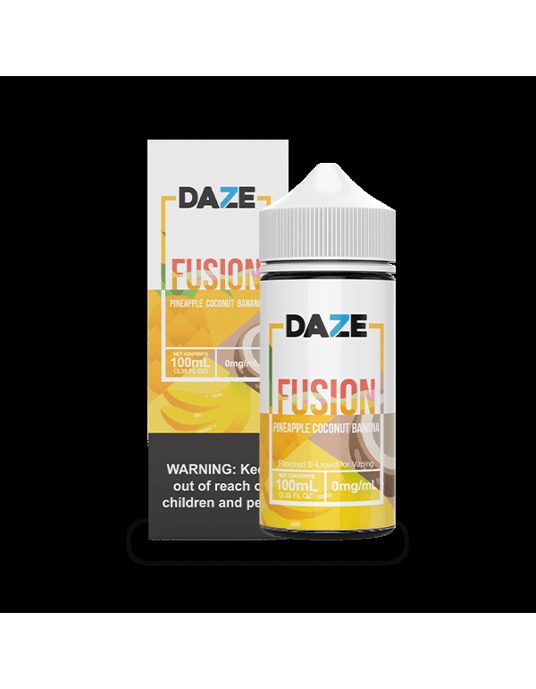 7 Daze Fusion Pineapple Coconut Banana 100ml Vape ...
