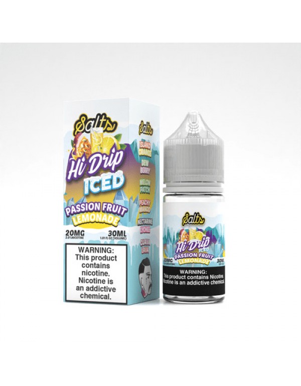 Hi-Drip Passionfruit Lemonade ICED 30ml Nic Salt V...