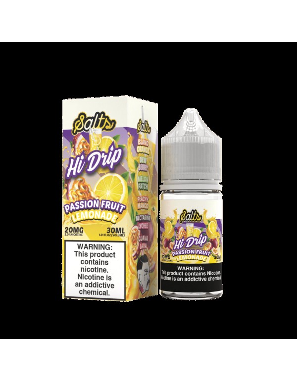 Hi-Drip Passionfruit Lemonade 30ml Nic Salt Vape Juice