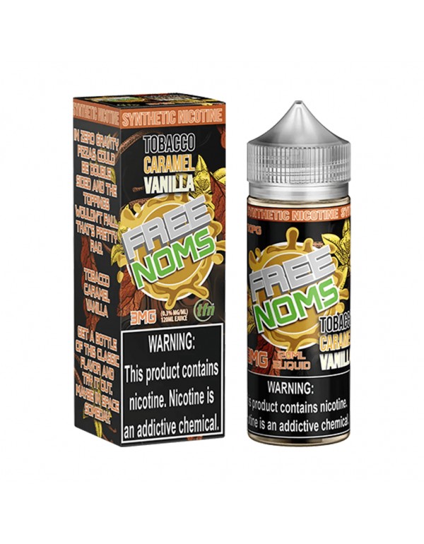 Tobacco Caramel Vanilla TFN 120ml Vape Juice - Free Noms