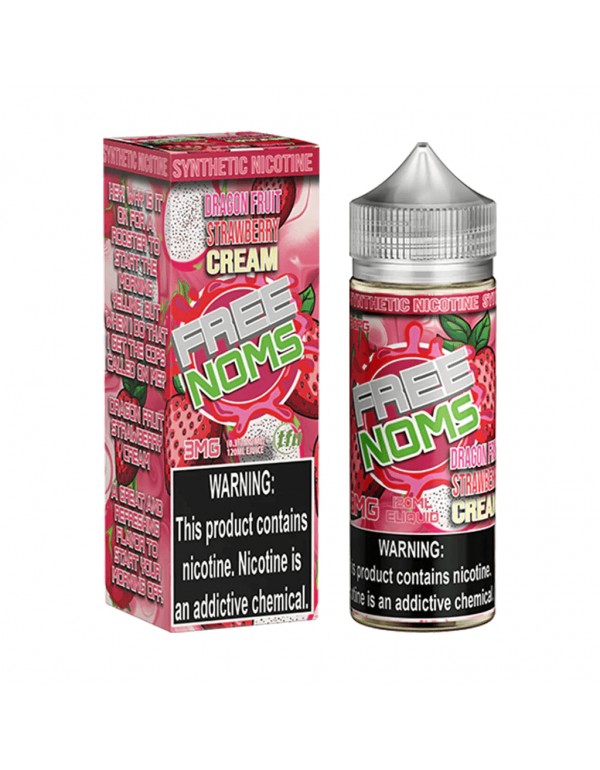 Dragonfruit Strawberry Cream TFN 120ml Vape Juice - Free Noms